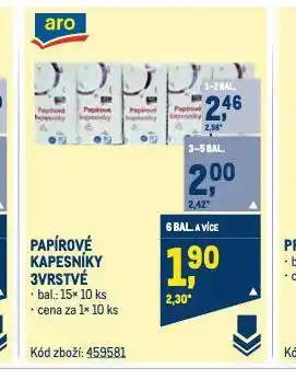 Makro Papírové kapesníky nabídka