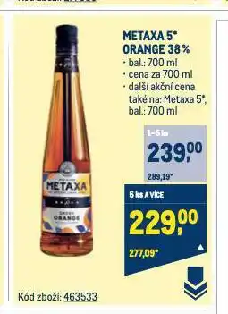 Makro Metaxa 5 nabídka