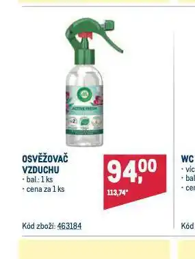Makro Osvěžovač vzduchu nabídka