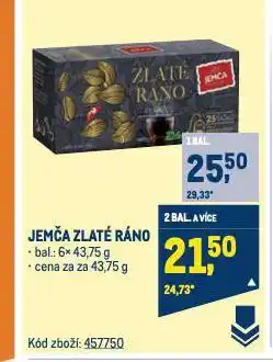 Makro Jemča čaj nabídka