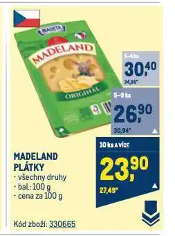 Makro Madeland sýr nabídka