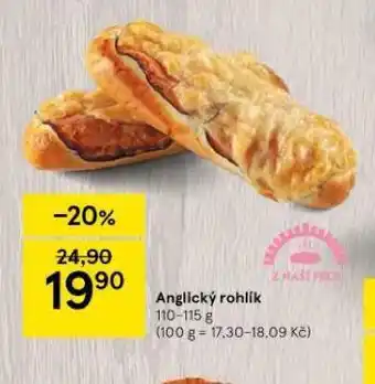 Tesco Anglický rohlík nabídka