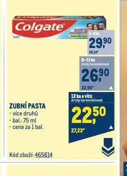 Makro Colgate zubní pasta nabídka