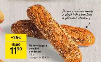 Tesco Fit kornbageta cereální s kváskem nabídka