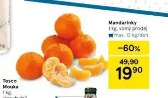 Tesco Mandarinky nabídka