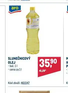 Makro Slunečnicový olej nabídka
