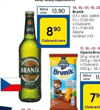 Tesco Pivo braník nabídka