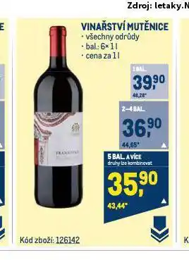 Makro Vinařství mutěnice nabídka