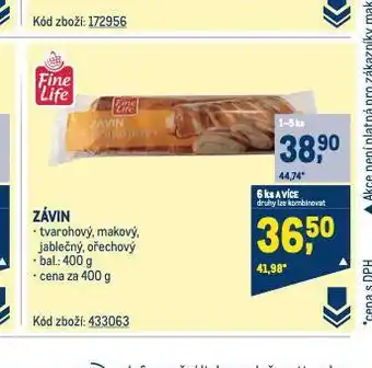 Makro Závin nabídka