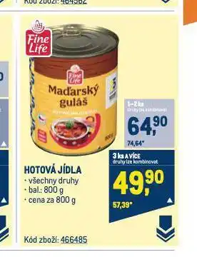 Makro Hotová jídla nabídka