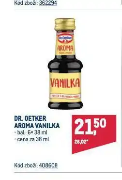Makro Dr. oetker aroma vanilka nabídka