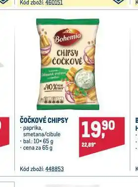 Makro Čočkové chipsy nabídka