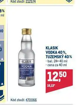 Makro Klasik tuzemský nabídka
