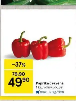 Tesco Paprika červená nabídka