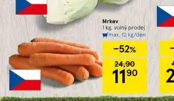 Tesco Mrkev nabídka
