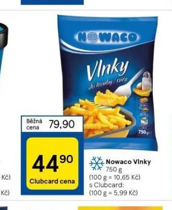 Tesco Nowaco vlnky nabídka