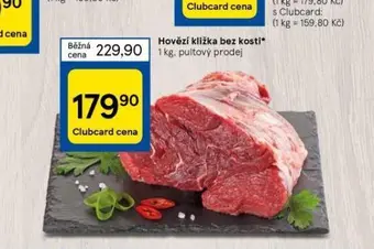 Tesco Hovězí kližka bez kosti nabídka