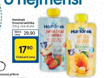 Tesco Hamánek ovocná taštička nabídka