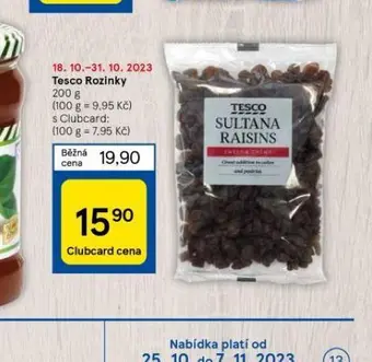 Tesco Tesco rozinky nabídka