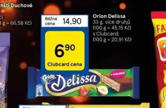 Tesco Orion delissa nabídka