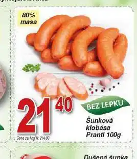 Hruška Šunková klobása nabídka