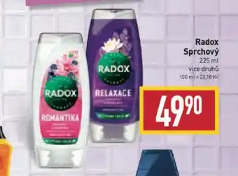 Billa Radox sprchový gel nabídka