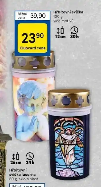Tesco Hřbitovní svíčka nabídka