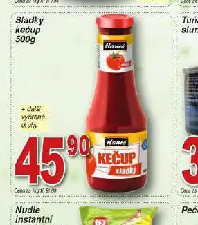 Hruška Hamé sladký kečup nabídka