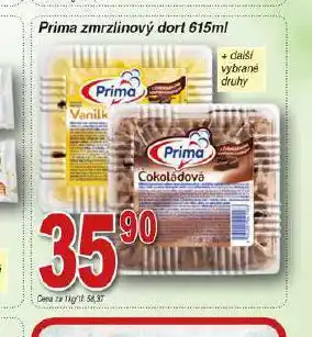 Hruška Prima zmrzlinový dort nabídka