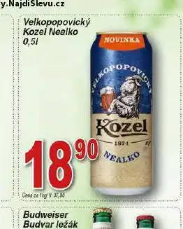 Hruška Velkopopovický kozel nealko nabídka