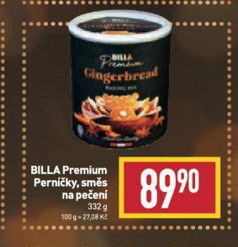 Billa Billa prmeium parníčky, směs na pečení nabídka