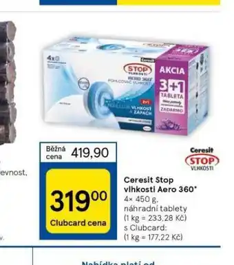 Tesco Ceresit stop vlhkosti aero 360 nabídka