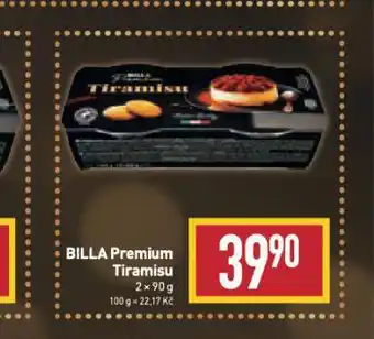 Billa Billa premium tiramisu nabídka