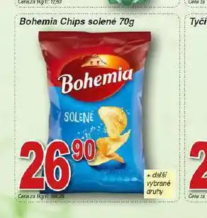 Hruška Bohemia chips solené nabídka