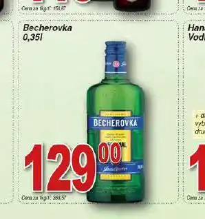 Hruška Becherovka nabídka