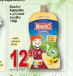 Hruška Kostíci kapsička s příchutí vanilka nabídka