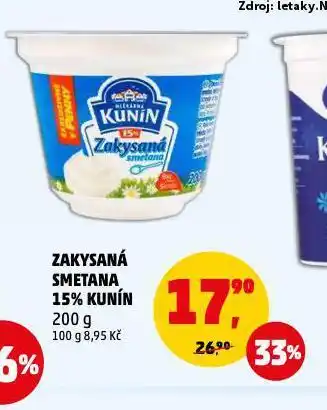 Penny Market Zakysaná smetana nabídka
