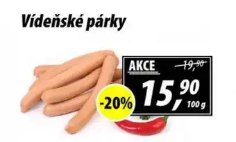ZEMAN Vídeňské párky nabídka