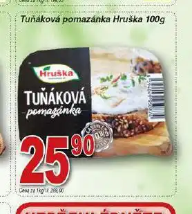 Hruška Tuňáková pomazánka hruška nabídka