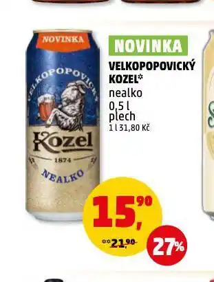 Penny Market Pivo velkopopovický kozel nealko nabídka