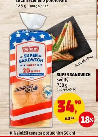 Penny Market Super sandwich nabídka