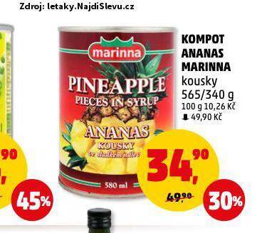 Penny Market Kompot ananas nabídka