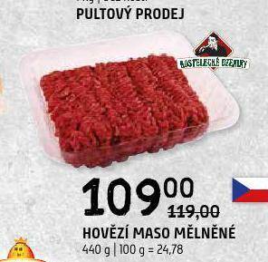 Terno Hovězí maso mělněné nabídka