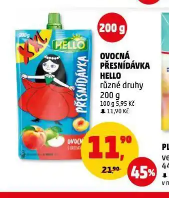 Penny Market Hello ovocná přesnídávka nabídka