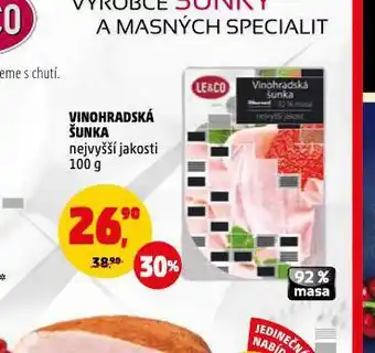 Penny Market Vinohradská šunka nabídka