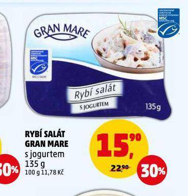 Penny Market Rybí salát nabídka