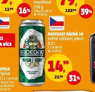Penny Market Pivo radegast nabídka