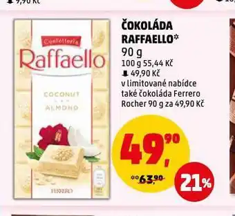 Penny Market Čokoláda raffaello nabídka