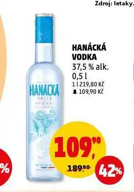 Penny Market Hanácká vodka nabídka