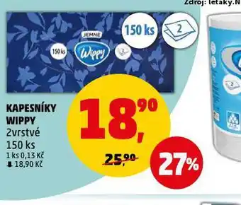 Penny Market Kapesníky wippy nabídka